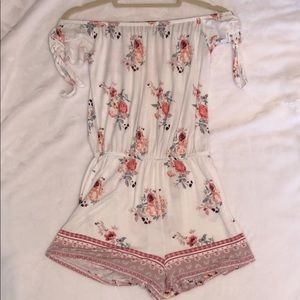 Off the shoulder romper